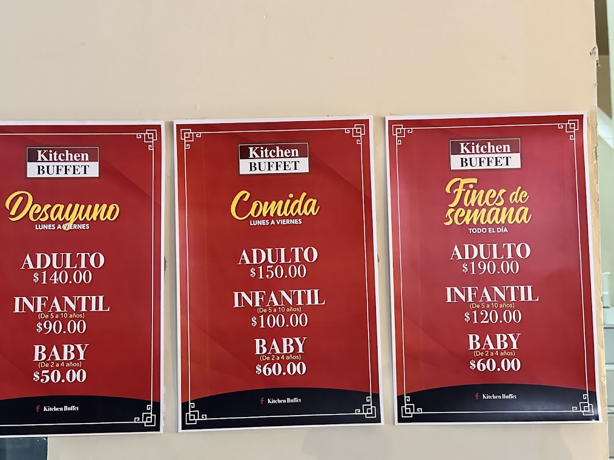 Kitchen Buffet Menu - Image 1